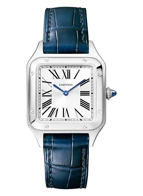 wssa0023 cartier|cartier santos large blue dial.